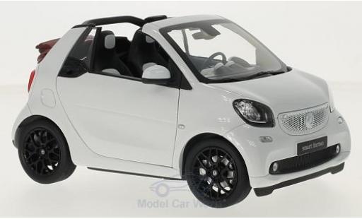 Smart ForTwo 1/18 Norev fortwo Cabrio (A453) blanche Softtop liegt bei miniature