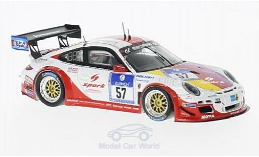 Porsche 991 GT3 1/43 Spark 911 () GT3 No.57 Kremer Racing 24h Nürburgring 2016 E.Baunach/W.Kaufmann/E.Salewsky/P.Haezebrouck diecast model cars