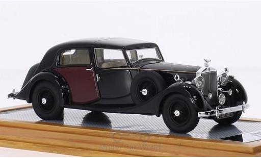 Rolls Royce Phantom 1/43 Ilario III Sedanca de Ville Park Ward black/dunkelred RHD 1937 sn3CP192 diecast model cars