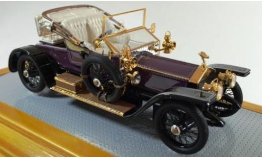 Rolls Royce Silver Ghost 1/43 Ilario Balloon Car violette/noire RHD 1910 sn1513 miniature