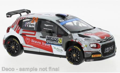 Citroen C3 1/43 IXO Rally2 No.24 Rallye WM Rally Monte Carlo 2022 miniature