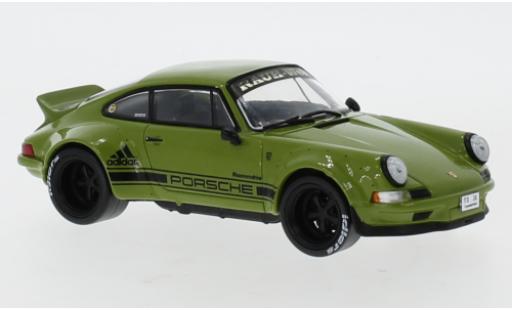 Porsche 911 1/43 IXO RWB oliv miniature