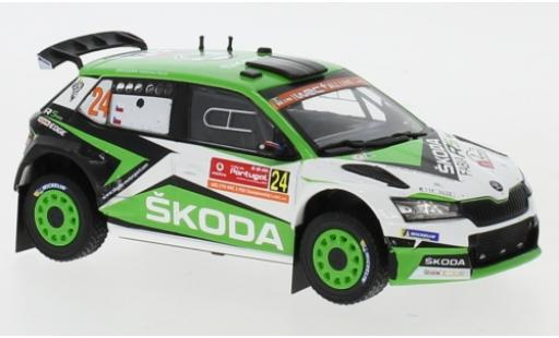 Skoda Fabia 1/43 IXO R5 EVO No.24 Rallye WM Rally Portugal 2019 J.Kopecky/P.Dresler miniature