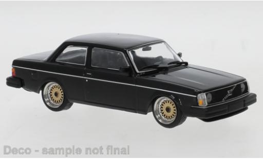 Volvo 242 1/43 IXO Custom noire 1980 miniature