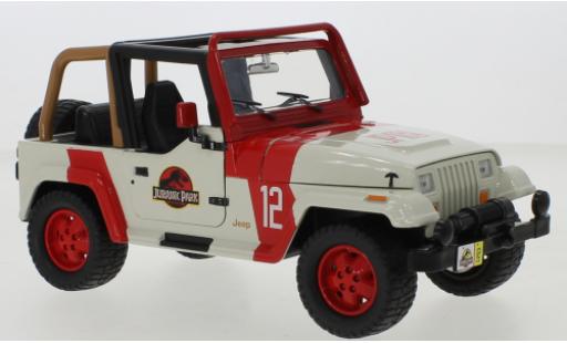 Jeep Wrangler 1/24 Jada Jurassic Parc 1992 miniature