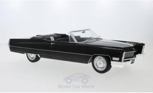 Cadillac Deville 1/18 KK Scale DeVille Convertible noire 1968 miniature