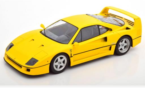 Ferrari F40 1/18 KK Scale yellow 1987 diecast model cars