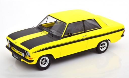Opel Kadett 1/18 KK Scale B Sport yellow/matt-black 1973 diecast model cars