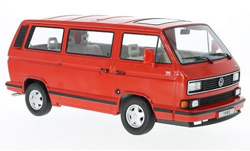 Volkswagen Bulli 1/18 KK Scale T3 Multivan rouge 1992 miniature