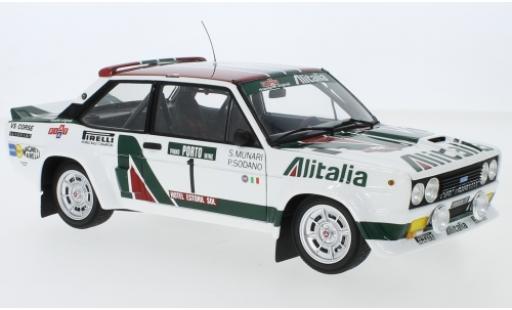 Fiat 131 1/18 Kyosho Abarth No.1 Alitalia Alitalia Rallye WM Rally Portugal 1978 S.Munari/P.Sodano diecast model cars