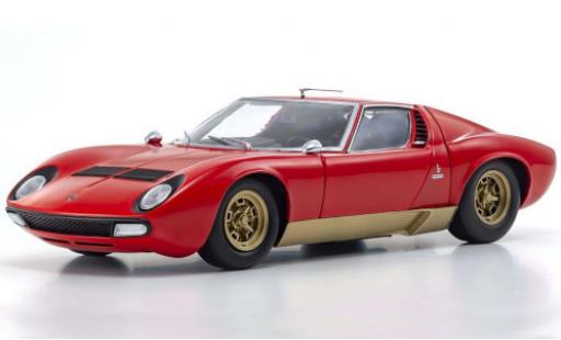 Lamborghini Miura 1/18 Kyosho SV rouge/gold 1970