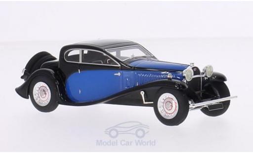 Bugatti 50 1/43 Look Smart Type T noire/bleue RHD 1930 miniature