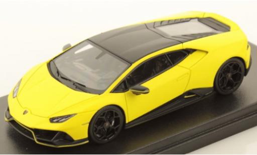 Lamborghini Huracan 1/43 Look Smart Evo Fluo Capsule matt-yellow/matt-black diecast model cars
