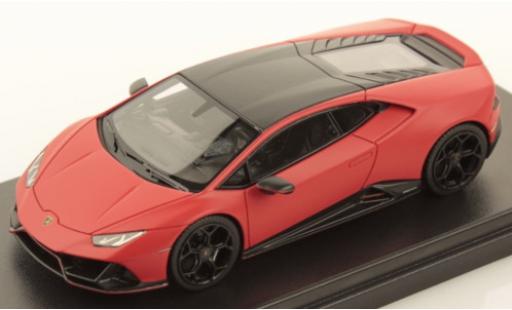 Lamborghini Huracan 1/43 Look Smart Evo Fluo Capsule matt-red/matt-black diecast model cars