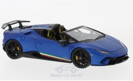 Lamborghini Huracan 1/43 Look Smart Performante Spyder matt-blau modellautos