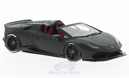Lamborghini Huracan 1/43 Look Smart Spyder matt-black Aftermarket diecast model cars