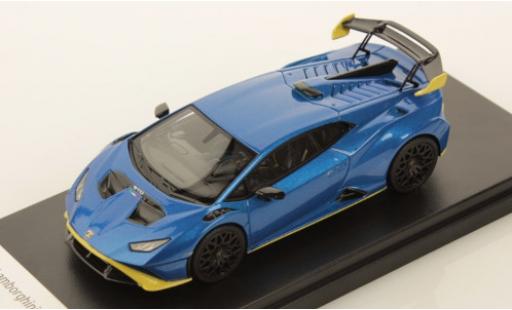 Lamborghini Huracan 1/43 Look Smart STO metallic-blau/gelb 2021 modellautos