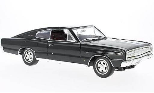 Dodge Charger 1/18 Lucky Die Cast black 1966 diecast model cars