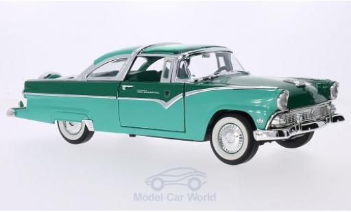 Ford Crown 1/18 Lucky Die Cast Victoria türkis/dunkelverte 1955 miniature