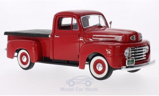 Ford F-1 1/18 Lucky Die Cast Pick Up With Flatbed Cover rouge 1948 miniature