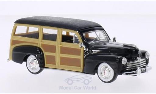 Ford Woody 1/43 Lucky Die Cast noire/Holzoptik 1948 ohne Vitrine miniature