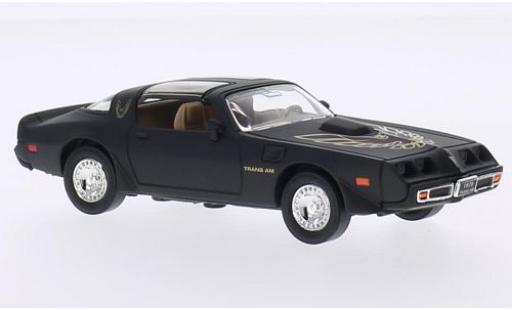 Pontiac Firebird 1/43 Lucky Die Cast Trans Am matt-noire/Dekor 1979 sans Vitrine miniature