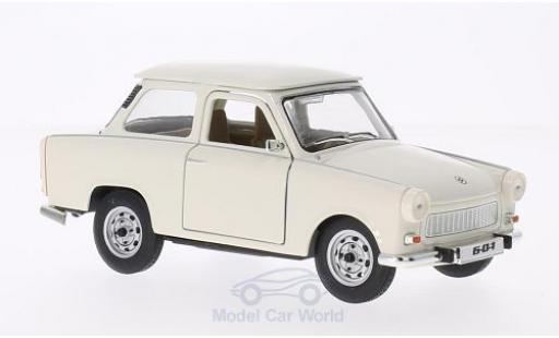 Trabant 601 1/18 Lucky Die Cast blanche miniature
