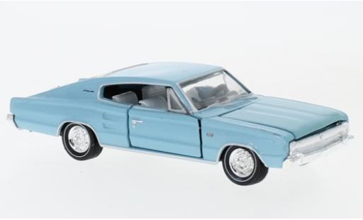 Dodge Charger 1/64 M2 Machines 383 metallic-hellblue 1966 diecast model cars