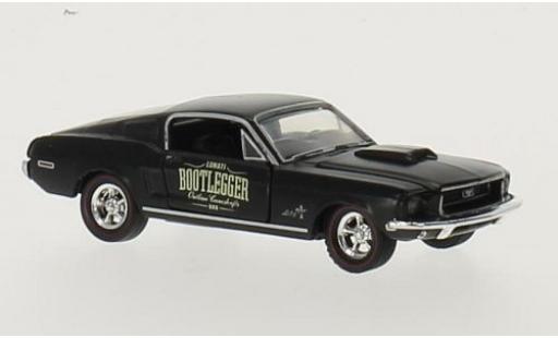 Ford Mustang 1/64 M2 Machines Cobra-Jet black Bootlegger 1968 diecast model cars