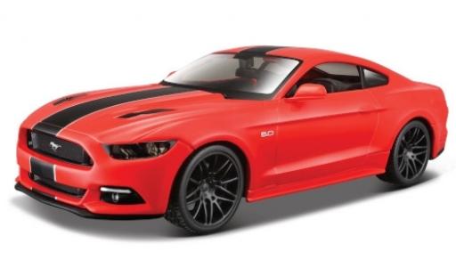 Ford Mustang 1/24 Maisto GT rouge/noire 2015 miniature