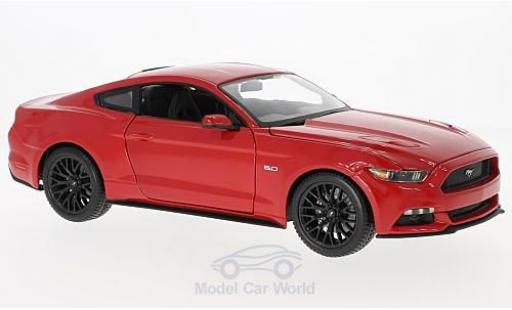 Ford Mustang 1/18 Maisto red 2015 diecast model cars