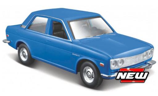 Datsun 510 1/24 Maisto bleue 1971 miniature