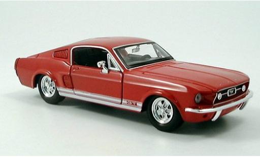 Ford Mustang 1/24 Maisto GT rouge 1967 diecast model cars