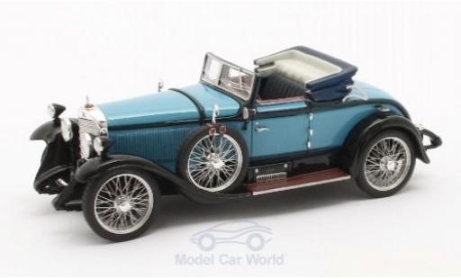 Mercedes Classe S 1/43 Matrix 630K Sport Cabriolet Hibbard & Darrin hellbleue/noire 1927 #38182 miniature