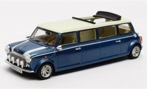 Mini Cooper 1/43 Matrix Limousine metallic-bleue/blanche RHD 1995