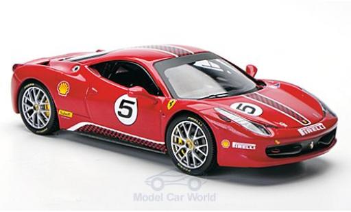 Ferrari 458 Challenge 1/43 Mattel Elite No.5 miniature