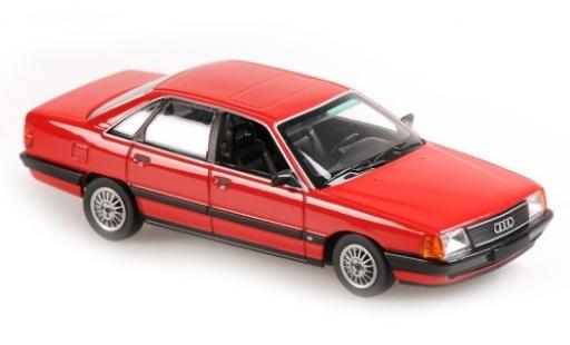 Audi 100 1/43 Maxichamps rouge 1990 miniature