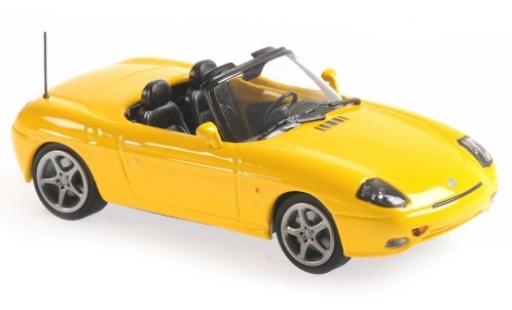 Fiat Barchetta 1/43 Maxichamps jaune 1995 miniature