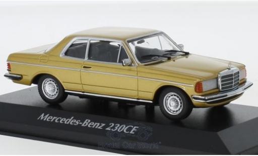 Mercedes 230 1/43 Maxichamps CE (W123) gold 1976 diecast model cars