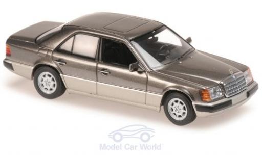 Mercedes 230 1/43 Maxichamps E (W124) metallic-grey 1991 diecast model cars