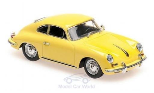 Porsche 356 1/43 Maxichamps B Coupe jaune 1961 miniature