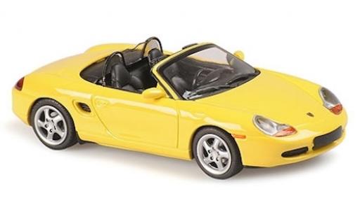 Porsche Boxster 1/43 Maxichamps S jaune 1999 miniature