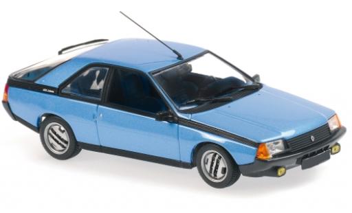 Renault Fuego 1/43 Maxichamps metallic-bleue 1984 miniature