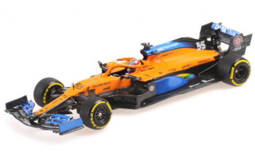 McLaren F1 1/43 Minichamps Renault MCL35 No.55 Team formule 1 GP Autriche 2020 modellino in miniatura