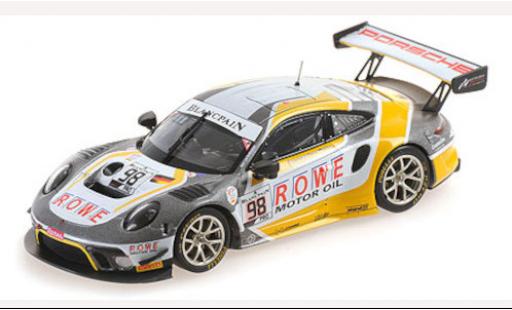 Porsche 992 GT3 R 1/43 Minichamps 911 (991.2) GT3 R No.98 ROWE Racing 24h Spa 2019 R.Dumas/M.Jaminet/S.Müller miniature