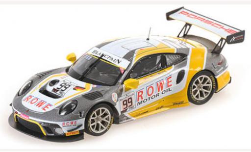 Porsche 992 GT3 R 1/43 Minichamps 911 (991.2) GT3 R No.99 ROWE Racing 24h Spa 2019 M.Campbell/D.Olsen/D.Werner miniature