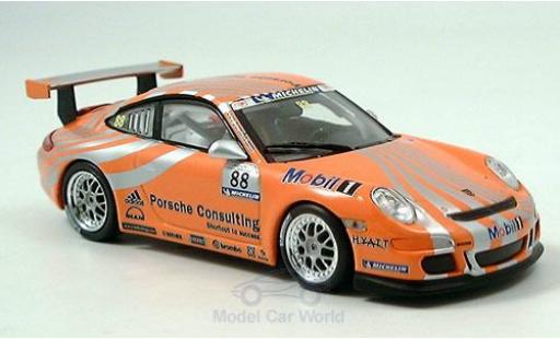 Porsche 997 GT3 1/43 Minichamps 911 () GT3 Racing naranja No.8 coche miniatura