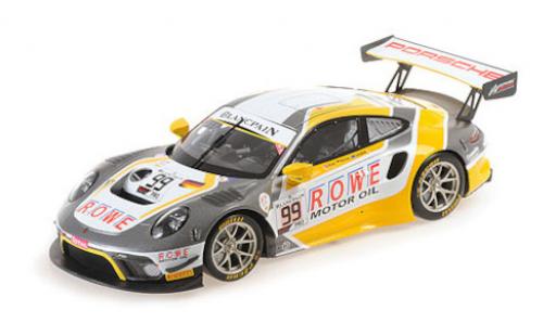 Porsche 992 GT3 R 1/18 Minichamps 911 GT3 R (991.2) No.99 ROWE Racing ROWE 24h Spa 2019 M.Campbell/D.Olsen/D.Werner miniature