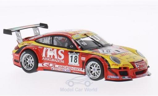 Porsche 991 GT3 R 1/43 Minichamps 911 GT3 R No.18 De Lorenzi Racing 24h Spa 2011 diecast model cars