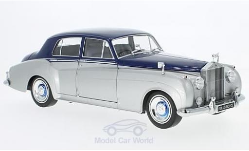 Rolls Royce Silver Cloud 1/18 Minichamps II grise/bleue RHD 1960 miniature